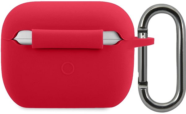 Kopfhörer-Hülle Lacoste Liquid Silicone Glossy Printing Logo Cover für Apple Airpods Pro Red Rückseite