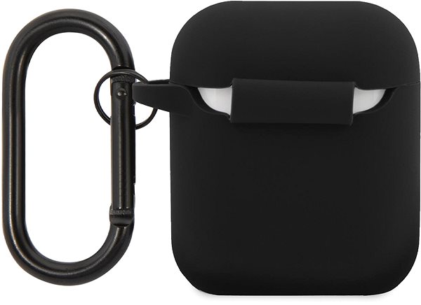 Headphone Case Lacoste Liquid Silicone Croc Logo Case for AirPods 1/2 Black ...