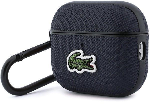 Headphone Case Lacoste Petit Pique Croc Logo Patch Case for AirPods Pro 3 Blue ...