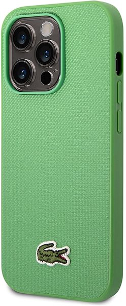 Telefon tok Lacoste Iconic Petit Pique Logo Tok Hátlap iPhone 14 Pro készülékhez Green ...