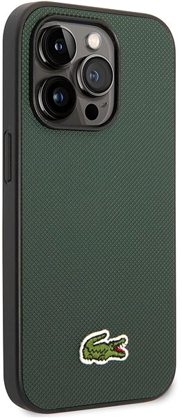 Handyhülle Lacoste Iconic Petit Pique Logo Back Cover für iPhone 14 Pro Max Dark Green ...