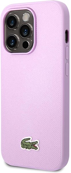 Telefon tok Lacoste Iconic Petit Pique Logo iPhone 14 Pro Max lila hátlap tok ...