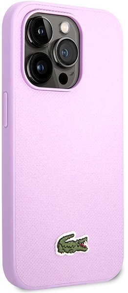 Telefon tok Lacoste Iconic Petit Pique Logo iPhone 14 Pro Max lila hátlap tok ...