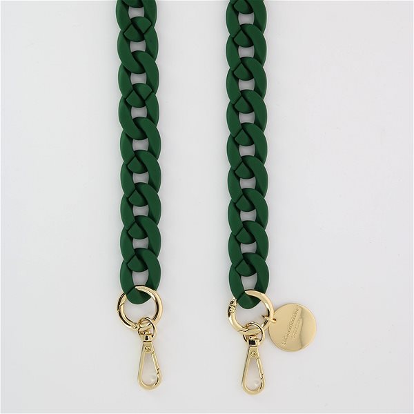Prívesok na mobil La Coque Francaise Sarah phone chain spruce green ...