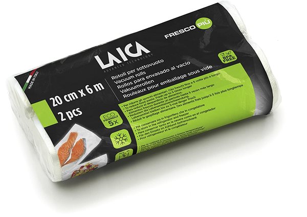 Vakuumierfolie Laica VT3508 20 × 600 cm, 2 Rollen ...