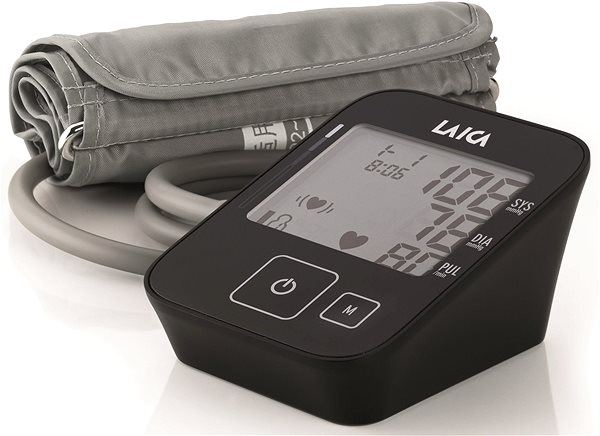 Pressure Monitor Laica Compact Automatic Arm Blood Pressure Monitor Lateral view