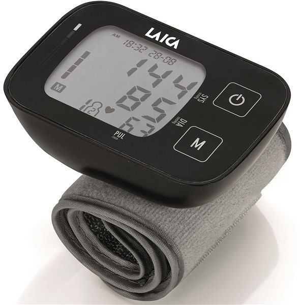 Pressure Monitor Laica Automatic Wrist Blood Pressure Monitor Lateral view