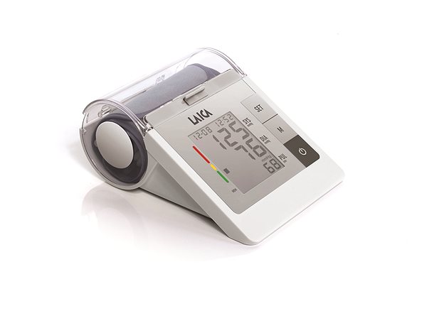 Vérnyomásmérő Laica automata felkaros vérnyomásérő Oldalnézet