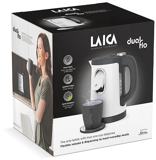 Laica Dual Flo Wasserkocher KJ2000W .
