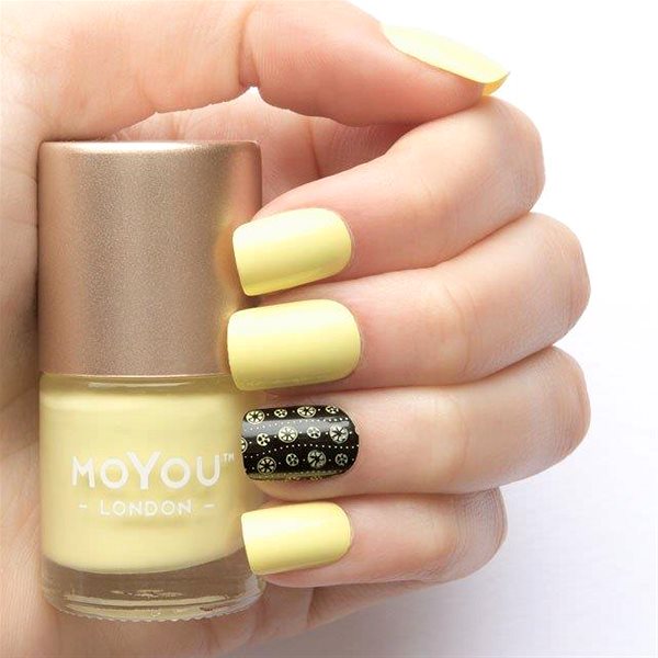 Nail polish MoYou Stamping nail polish - Banana Ice 9 ml .