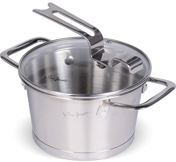 LAMART LT1272 Casserole with lid 16 × 9 cm .
