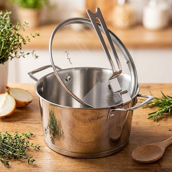 LAMART LT1274 Casserole with lid 20 × 11 cm .