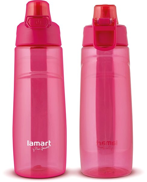 Fľaša na vodu LAMART LT4063 LOCK 0,7 l, ružová ...
