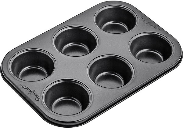 Baking Mould LAMART Muffin pan 6 cups 26.5x18cm BASE LT3071 Screen