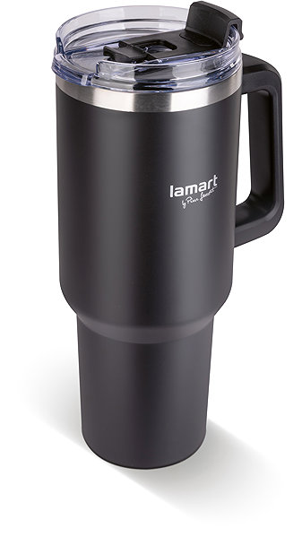 Thermal Mug Lamart LT4091 Thermo mug Black 0,9 l ...