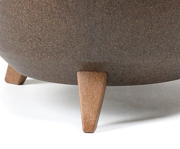 Virágcserép LAMELA ROMA ECO COFFEE, átmérő 47 cm, lábas kaspó, eszpresszó szín ...