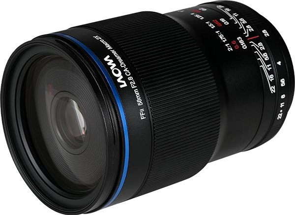 Lens Laowa 58 mm f/2.8 2x Ultra Macro APO Leica lens .