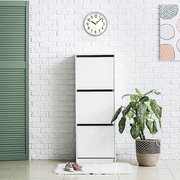 Wall Clock LAVVU Pastels Sweep green ...