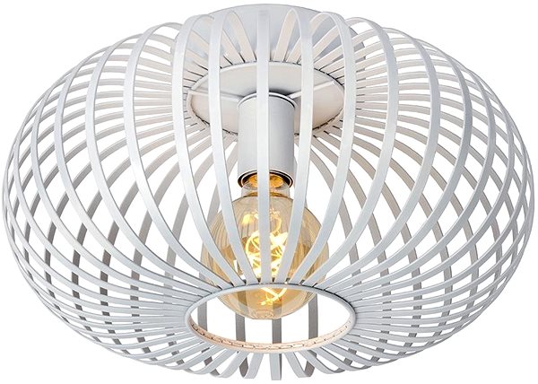 Ceiling Light Lucide 78174/40/31 - Ceiling Light MANUELA, 1xE27/60W/230V, White Screen