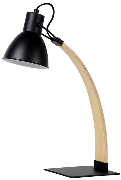 Asztali lámpa Lucide 03613/01/30 - CURF asztali lámpa 1xE27/60W/230V fekete ...