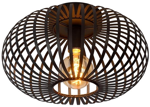 Ceiling Light Lucide 78174/40/30 - Ceiling Light MANUELA, 1xE27/60W/230V, Black Screen