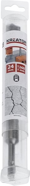 Fúrószár KREATOR SDS PLUS fúrószár betonba, 24 x 260 mm KRT010922 ...