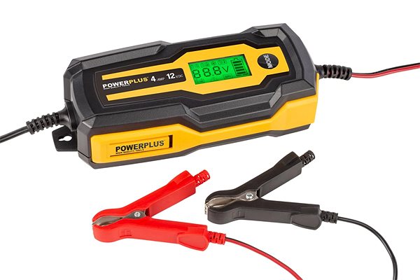 Nabíječka autobaterií Powerplus POWX4203 - Automatická nabíječka baterií 70W / 4A / 120Ah ...