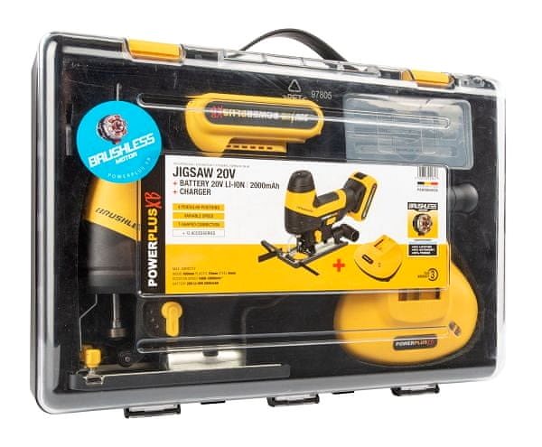 Dekopírfűrész POWERPLUS POWXB50020 Akkus dekopírfűrész, 20 V ...