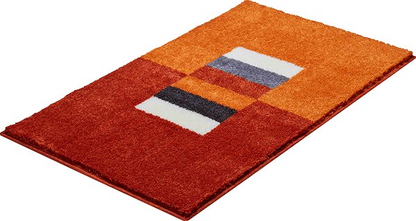 Kúpeľňová predložka LineaDue CAPRICIO Kúpeľňová predložka 60 × 100 cm, oranžová ...