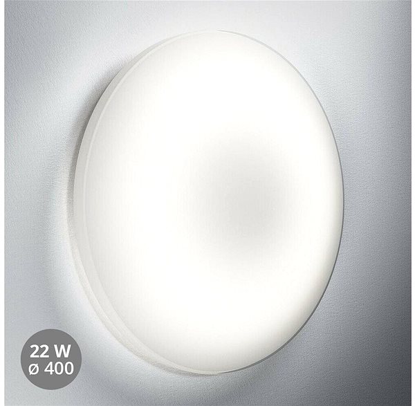 Ceiling Light Ledvance - LED Ceiling Light with Sensor SILARA, LED/22W/230V/IP44 Lifestyle