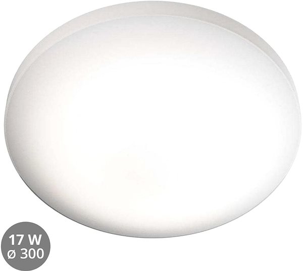 Ceiling Light Ledvance - LED Bathroom Ceiling Light with Sensor SILARA, LED/17W/230V/IP44 Features/technology