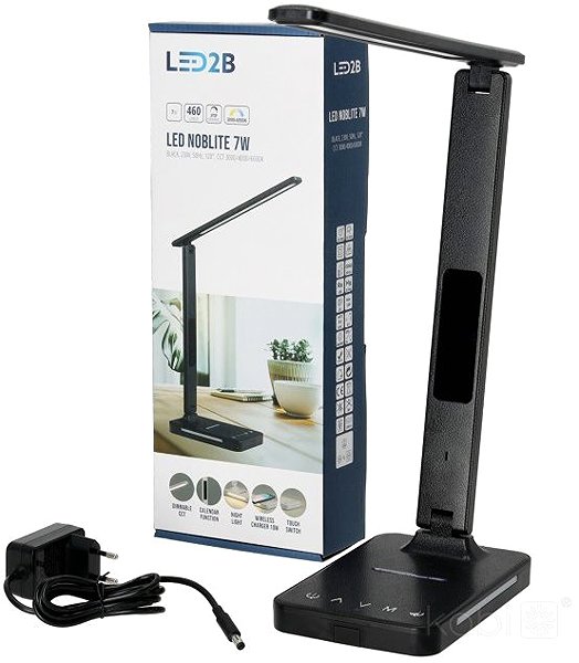 Stolová lampa LED2B LED Noblite 7W CCT čierna ...