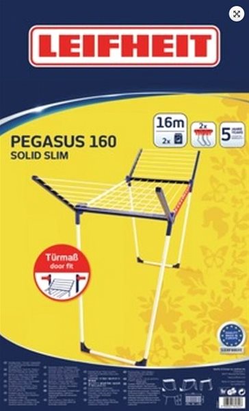Dryer LEIFHEIT Pegasus 160 Solid Slim 81620 .