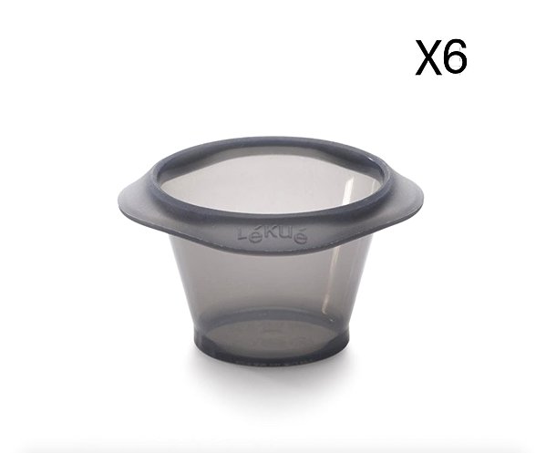 Baking Mould LEKUE Silicone Mugs for Minute Cake Lékué Molten Lava Cake 6 pcs Lifestyle