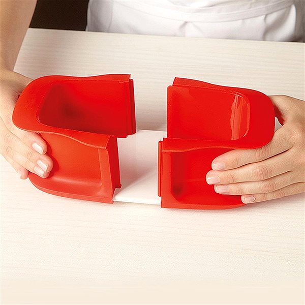 Forma na pečenie LEKUE Silikónová forma na pečenie na tortu 24 cm Lekue | červená Lifestyle