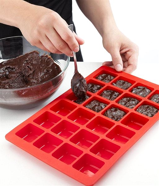 Baking Mould LEKUE Silicone Mould for Baking Mini Brownies 24 pcs Lekue Lifestyle