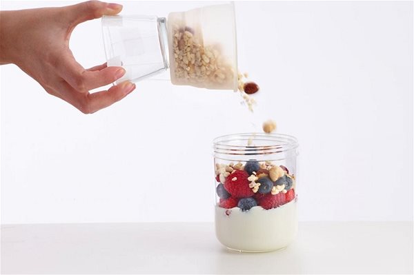 Lunchbox Lékué Jar To Go 400 ml | lachsfarben Lifestyle