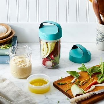 Lunchbox Lékué Jar To Go 400 ml | türkis Lifestyle