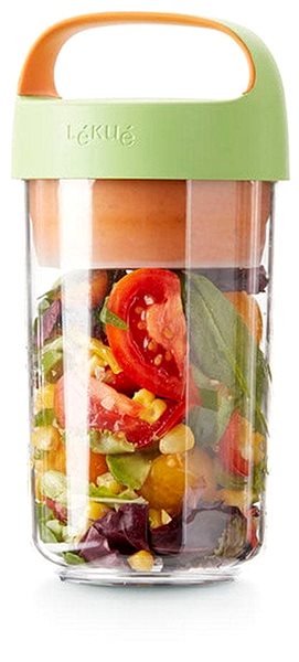 Desiatový box Lékué Jar To Go 600 ml | zelený Screen