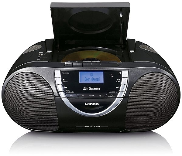 Lenco SCD-6900BK radio cassette recorder.