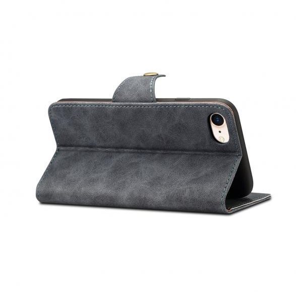 Handyhülle Lenuo Leather für iPhone SE 2020/8/7, Grau ...