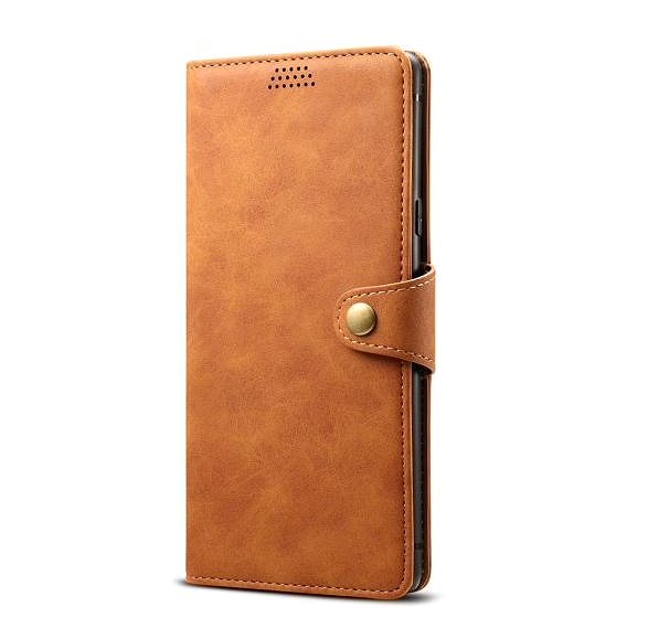 Handyhülle Lenuo Leather für Xiaomi Redmi Note 10, braun ...