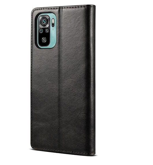 Handyhülle Lenuo Leather für Xiaomi Redmi Note 10, schwarz ...