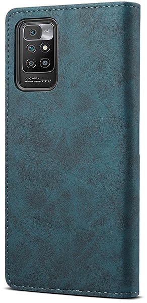 Handyhülle Lenuo Leather Flip-Case für Xiaomi Redmi 10 - blau ...