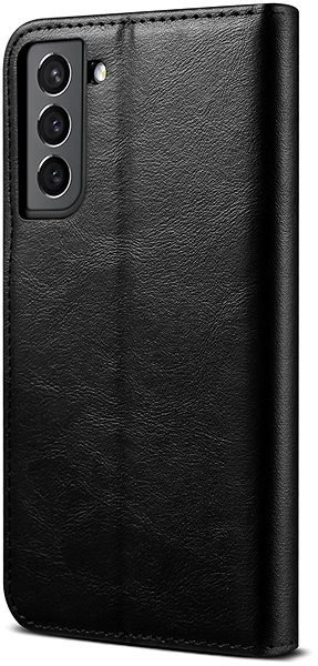 Handyhülle Lenuo Leather Flip Case für Samsung Galaxy S22 5G - schwarz ...
