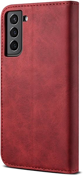 Handyhülle Lenuo Leather Flip Case für Samsung Galaxy S22 5G - rot ...