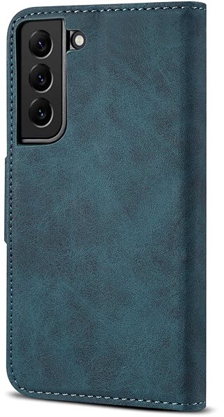 Handyhülle Lenuo Leather Flip Case für Samsung Galaxy S22 5G - blau ...