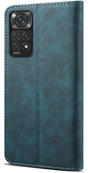 Mobiltelefon tok Lenuo Leather Flip Xiaomi Redmi Note 11/11S, kék tok ...