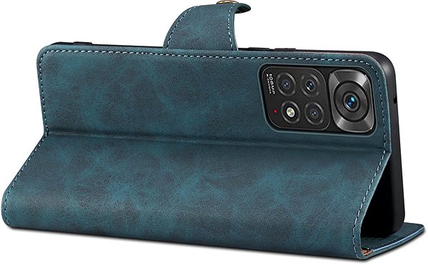 Handyhülle Lenuo Leather Flip-Hülle für Xiaomi Redmi Note 11/11S, blau ...