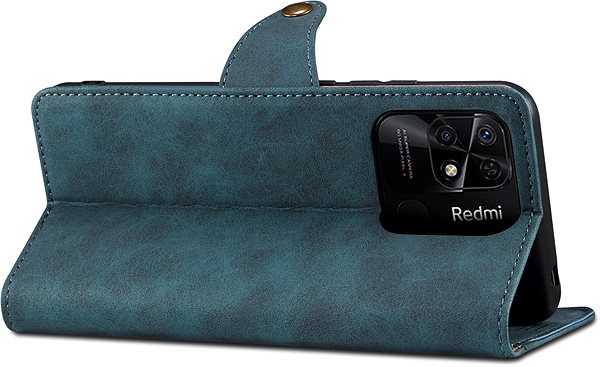 Handyhülle Lenuo Leather Flip-Hülle für Xiaomi Redmi 10C, blau ...